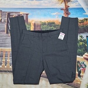 Theory Gray Pleated Dress Pants Size 28x34 NWT